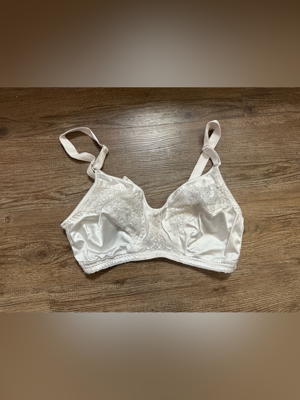 White vintage bralette